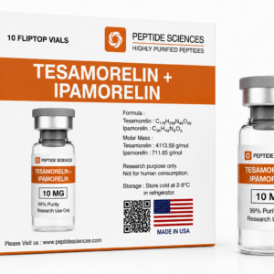 Tesamorelin + Ipamorelin 10mg PEPTIDE SCIENCE