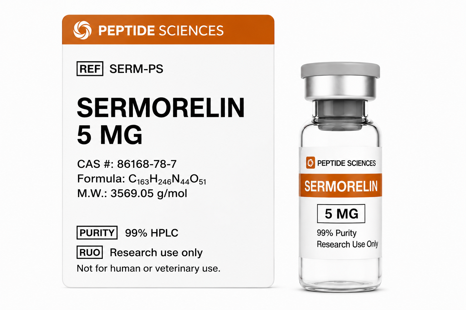 Sermorelin 5mg PEPTIDE SCIENCE - Imagem 2